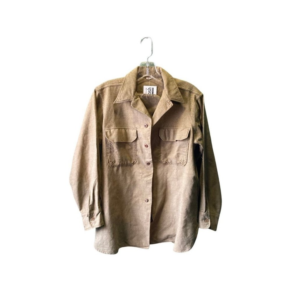 Small | Medium vintage wool military field shirt